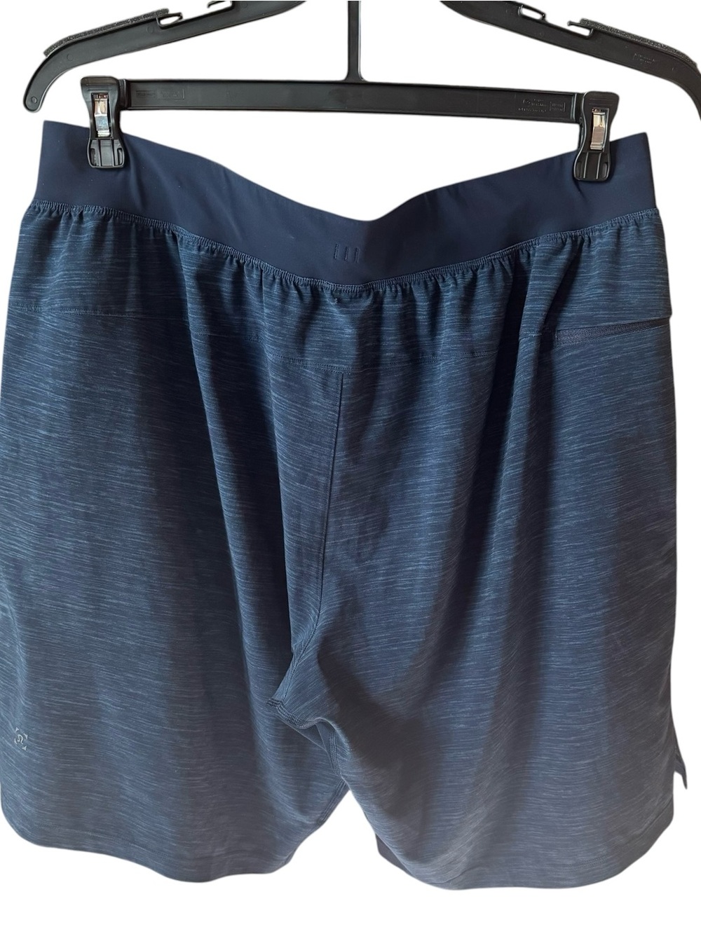 Lululemon T.H.E. Shorts Size XL Mens Heather Navy Linerless Gym Athletic - Picture 2 of 6